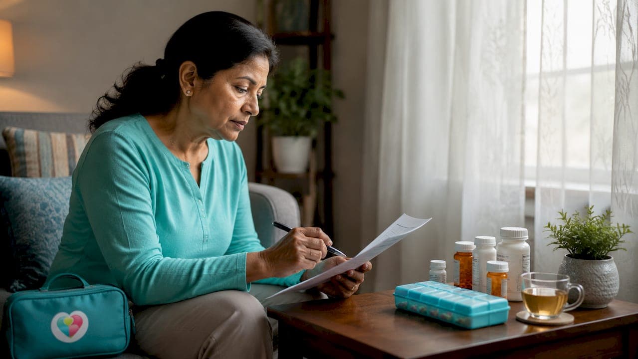 Managing prescriptions for multiple health conditions