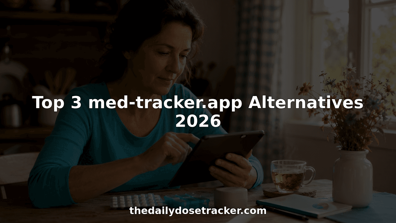 Top 3 med-tracker.app Alternatives 2026