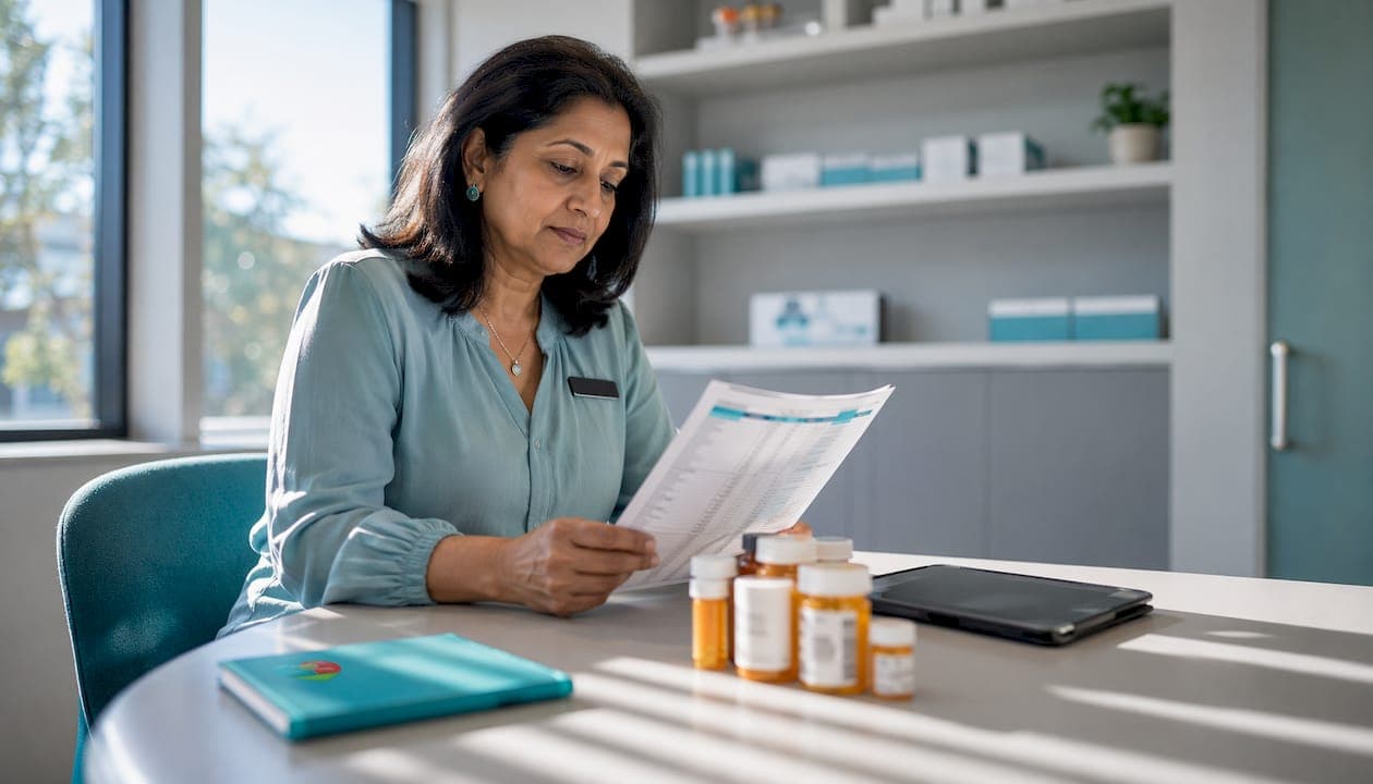 What is a medication compliance report?