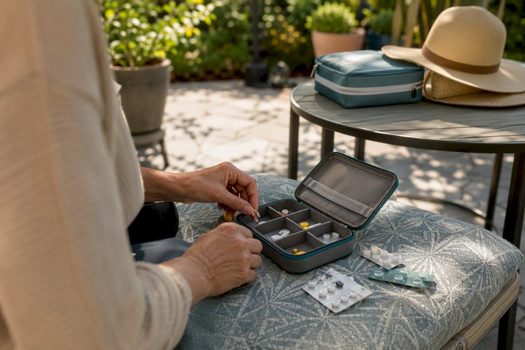 A carer's travel medication checklist for staying on schedule abroad